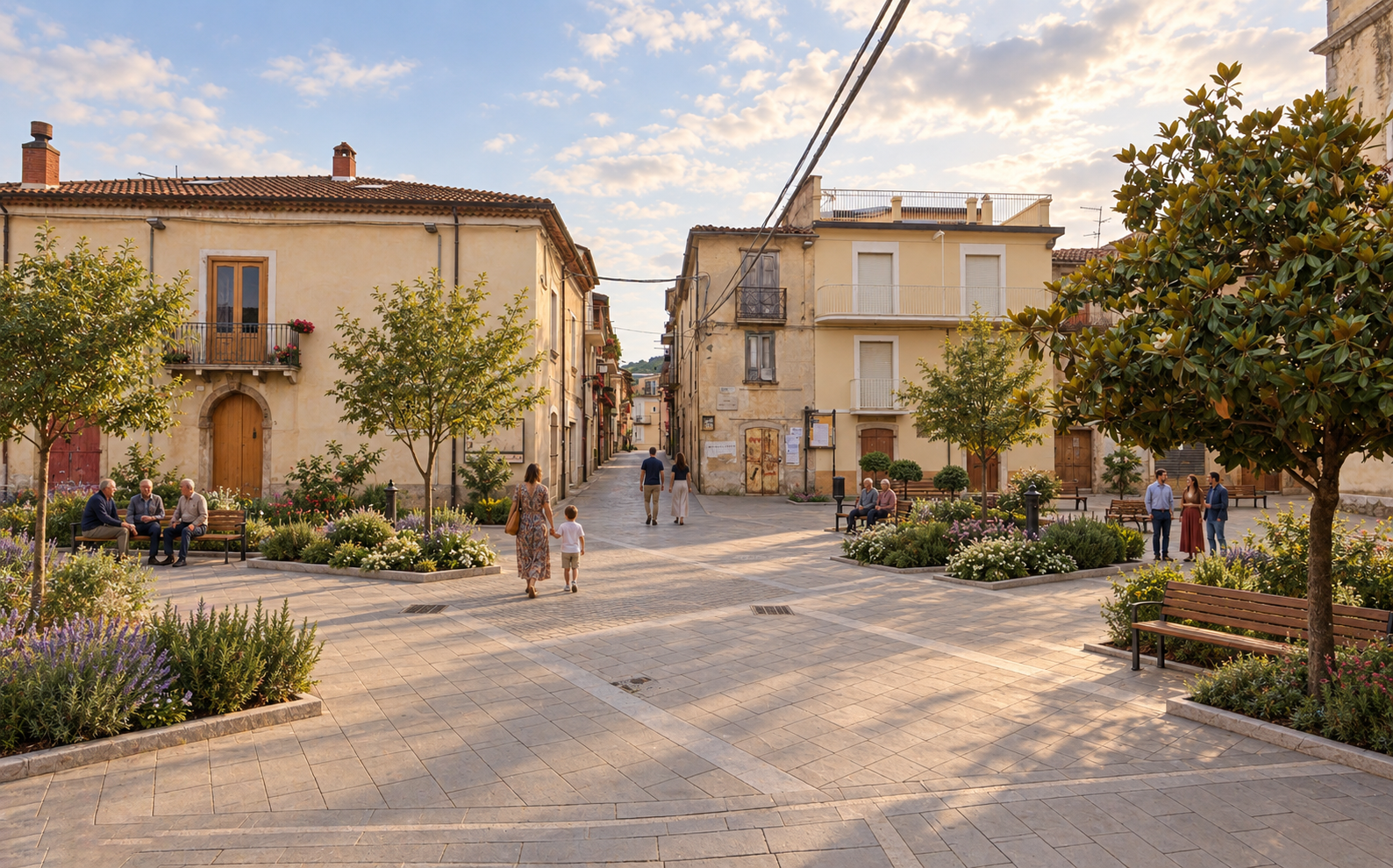 Spazio pubblico e identità del centro abitato